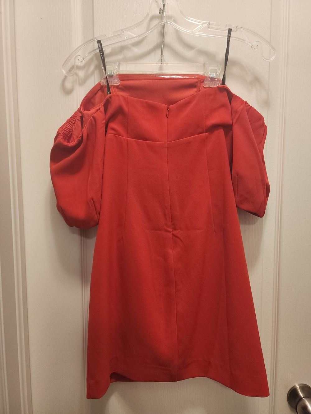 Marciano Strapless Red Mini Dress - Picture 3 of 6